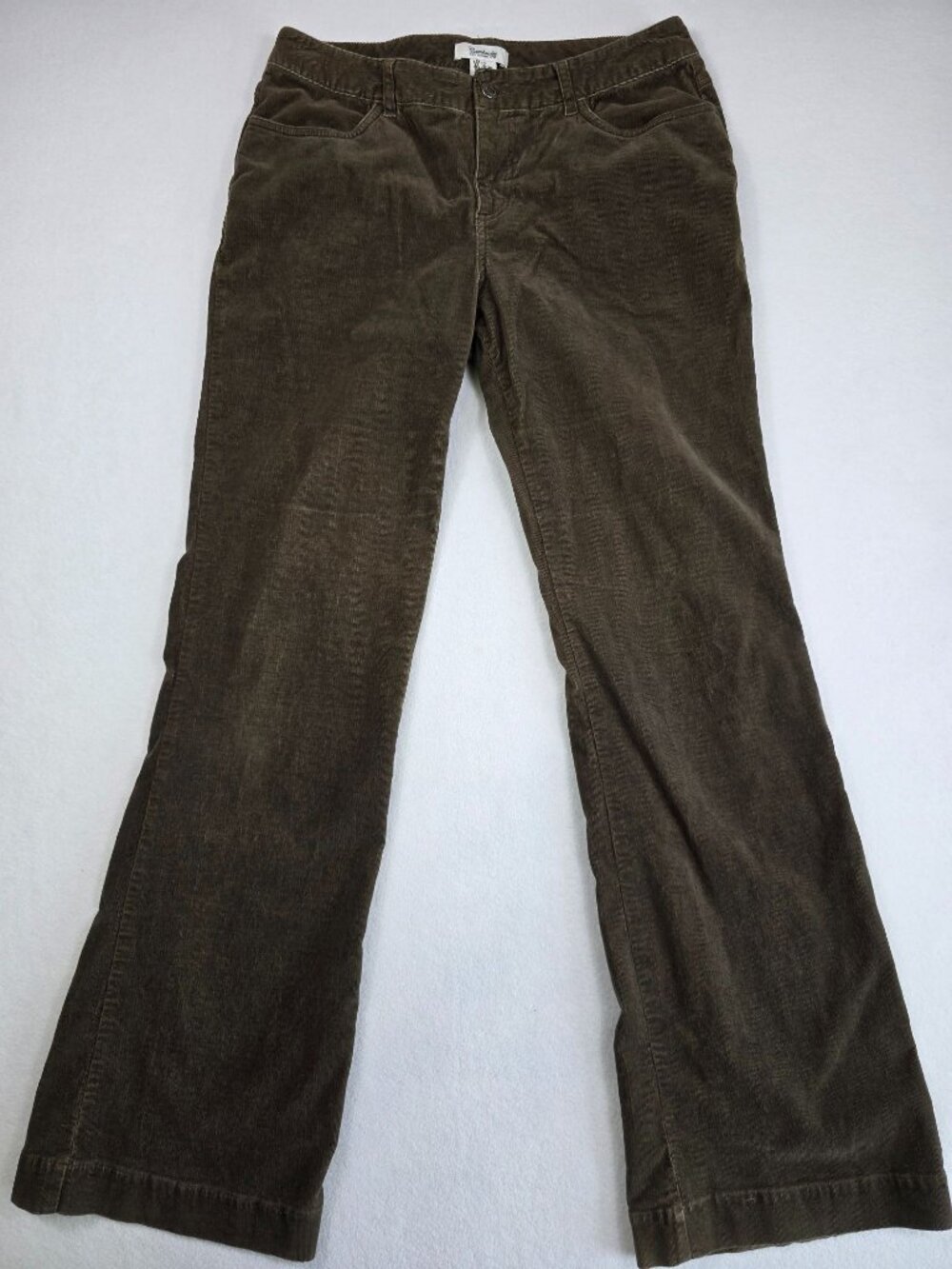 Cambridge Dry Goods Womens Corduroy Pants Size 10 Brown